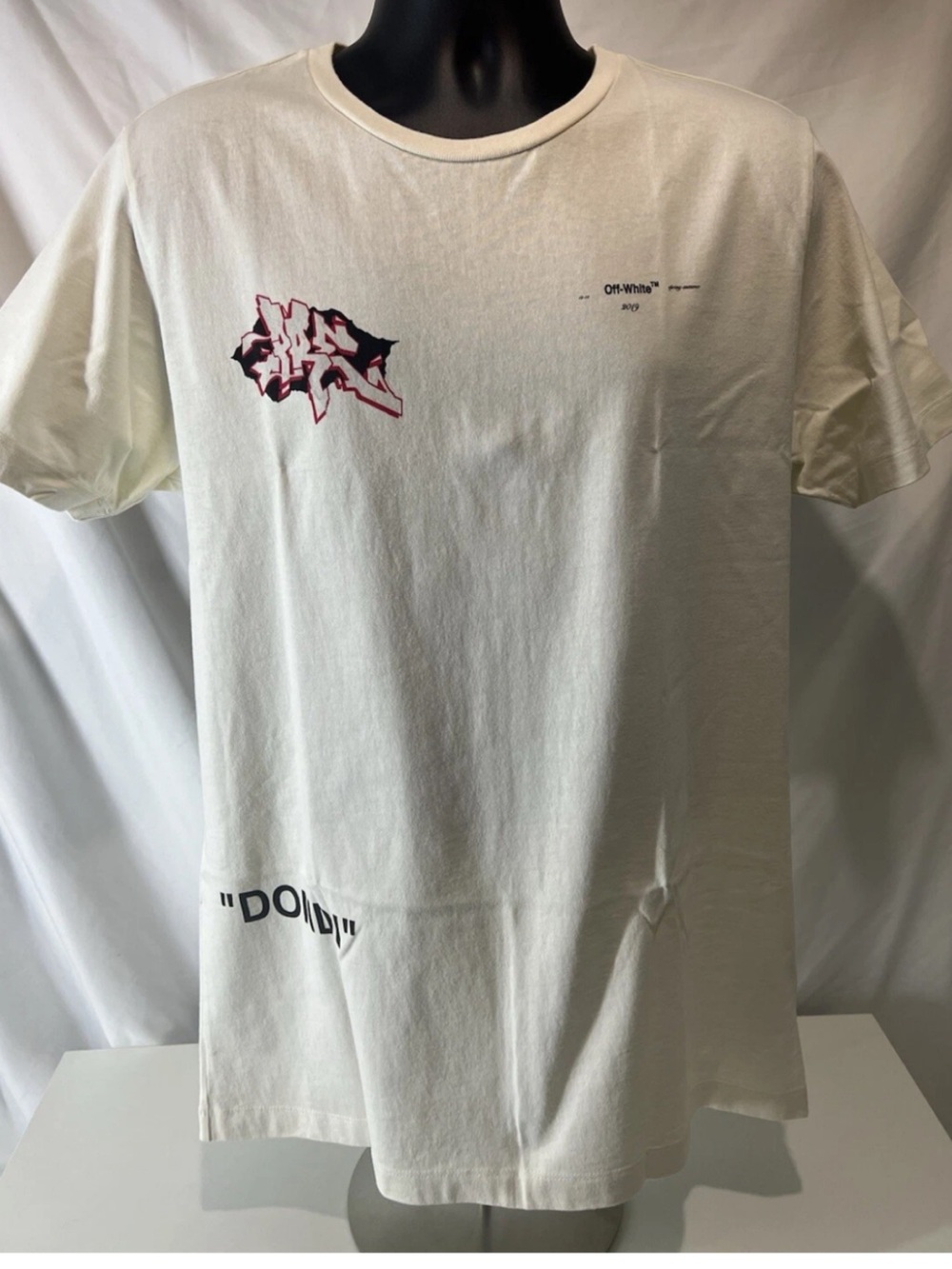 Men’s OFF-WHITE “Impressionism” Tee White Men’s Size large